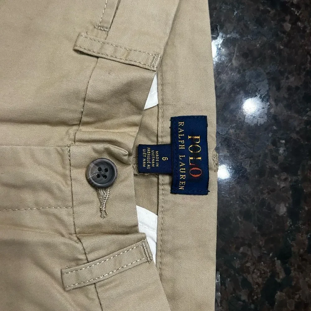 Polo Ralph Lauren Suffield Cotton Chino Pants Tan - Picture 5 of 7